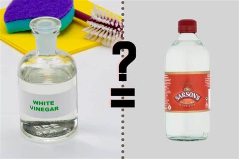 is white vinegar the same as distilled malt vinegar